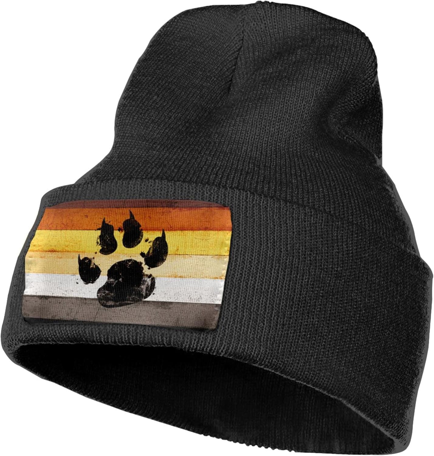 Gay Flag Bear paw LGBT Knit Be - Beanie Cuffed Knit recensie en prijs