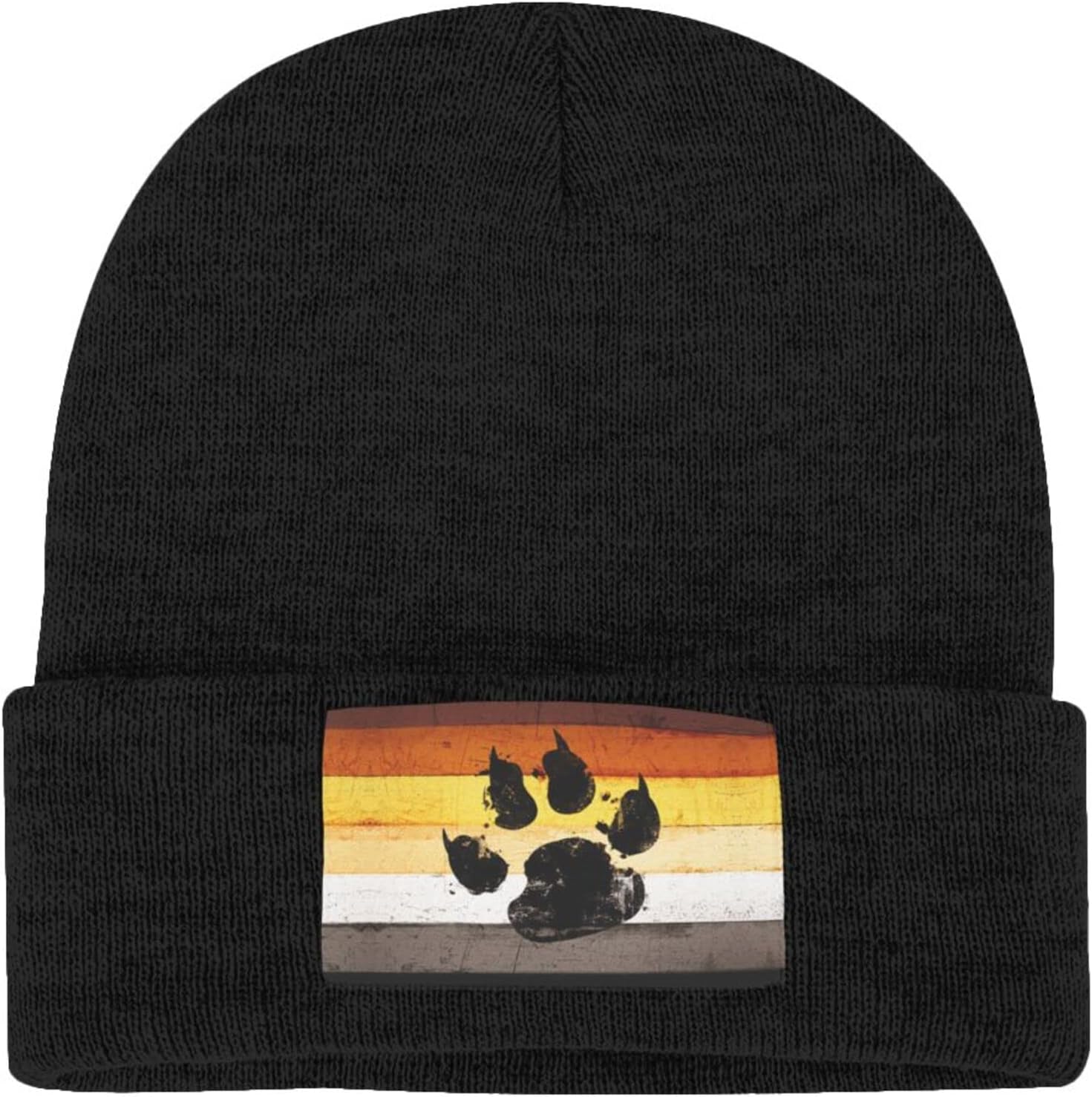 Gay Flag Bear paw LGBT Knit Be - Beanie Cuffed Knit recensie en prijs