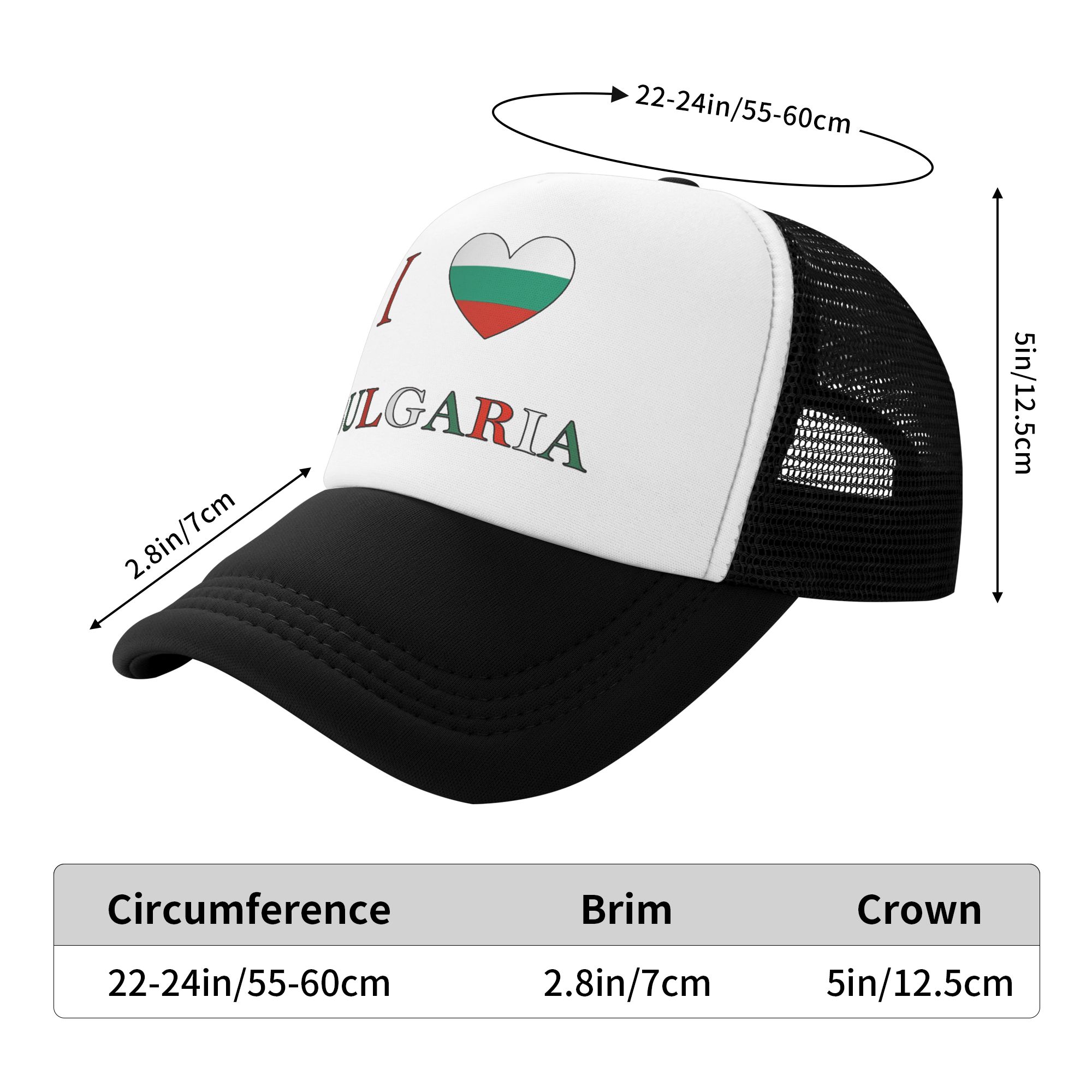 I Love Bulgaria  Sun Hats  Vin - Trucker Cap Mesh recensie en prijs