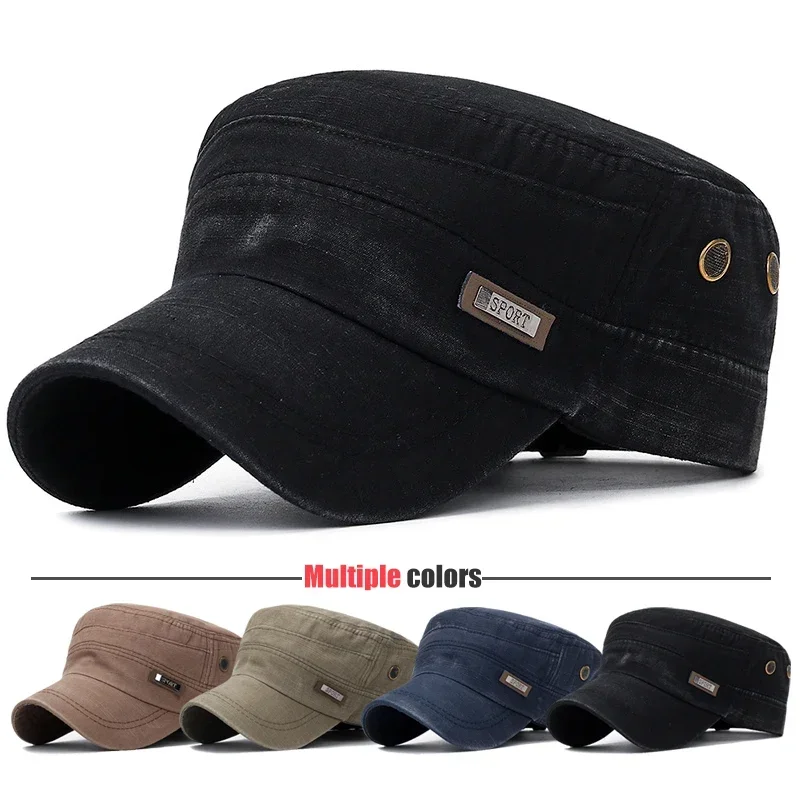 Military Cadet Flat Cap Fashio - Snapback Hat Flat recensie en prijs