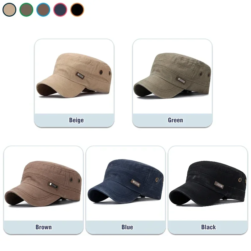 Military Cadet Flat Cap Fashio - Snapback Hat Flat recensie en prijs