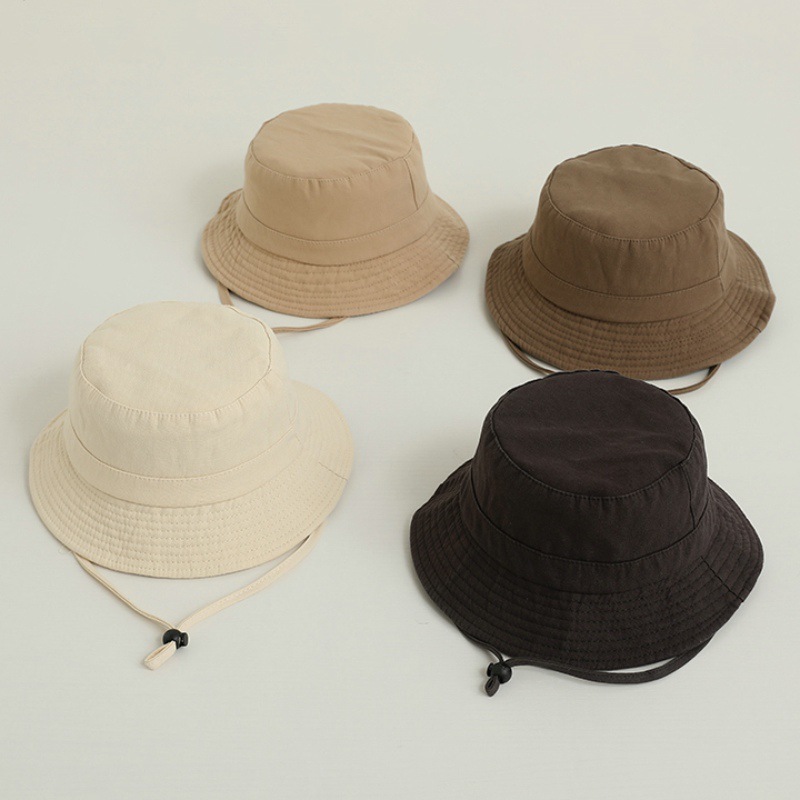 Solid Color Kids Bucket Hat Fa - Bucket Hat Cotton recensie en prijs