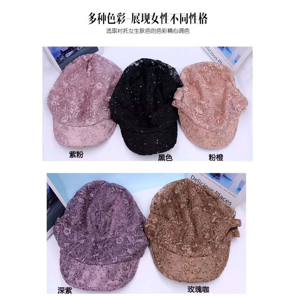 Hollow Out Flower Beanie Cap B - Baseball Cap Structured recensie en prijs