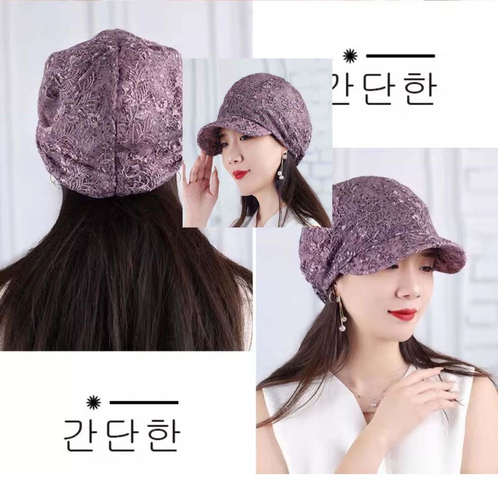 Hollow Out Flower Beanie Cap B - Baseball Cap Structured recensie en prijs