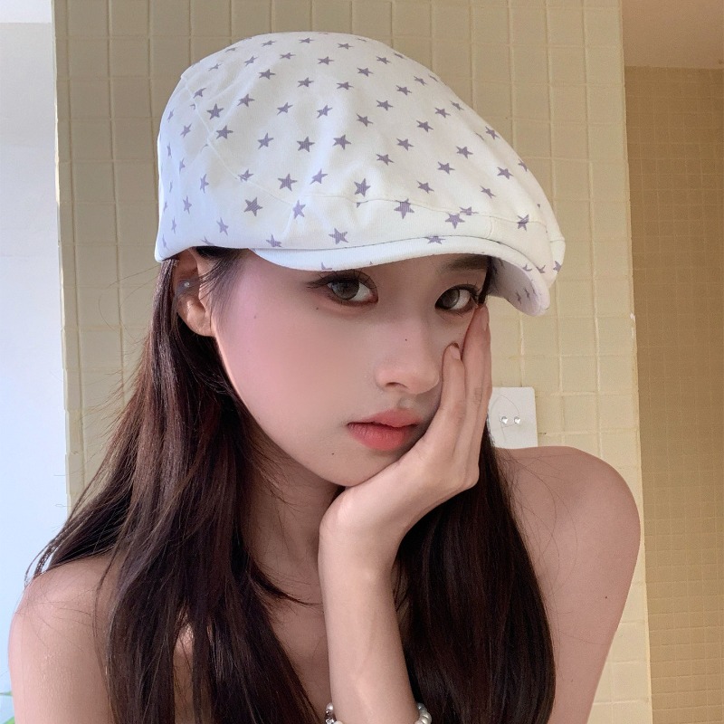 Y2K Star Beret Hat for Women J - Newsboy Cap Ivy recensie en prijs