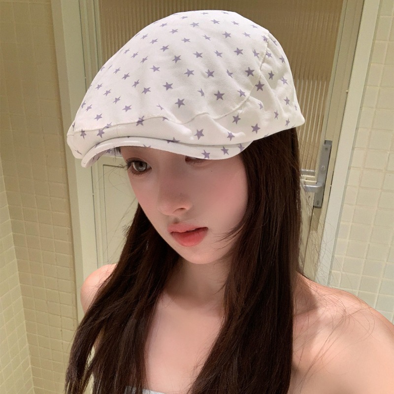 Y2K Star Beret Hat for Women J - Newsboy Cap Ivy recensie en prijs