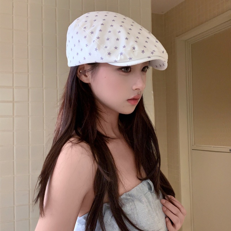 Y2K Star Beret Hat for Women J - Newsboy Cap Ivy recensie en prijs