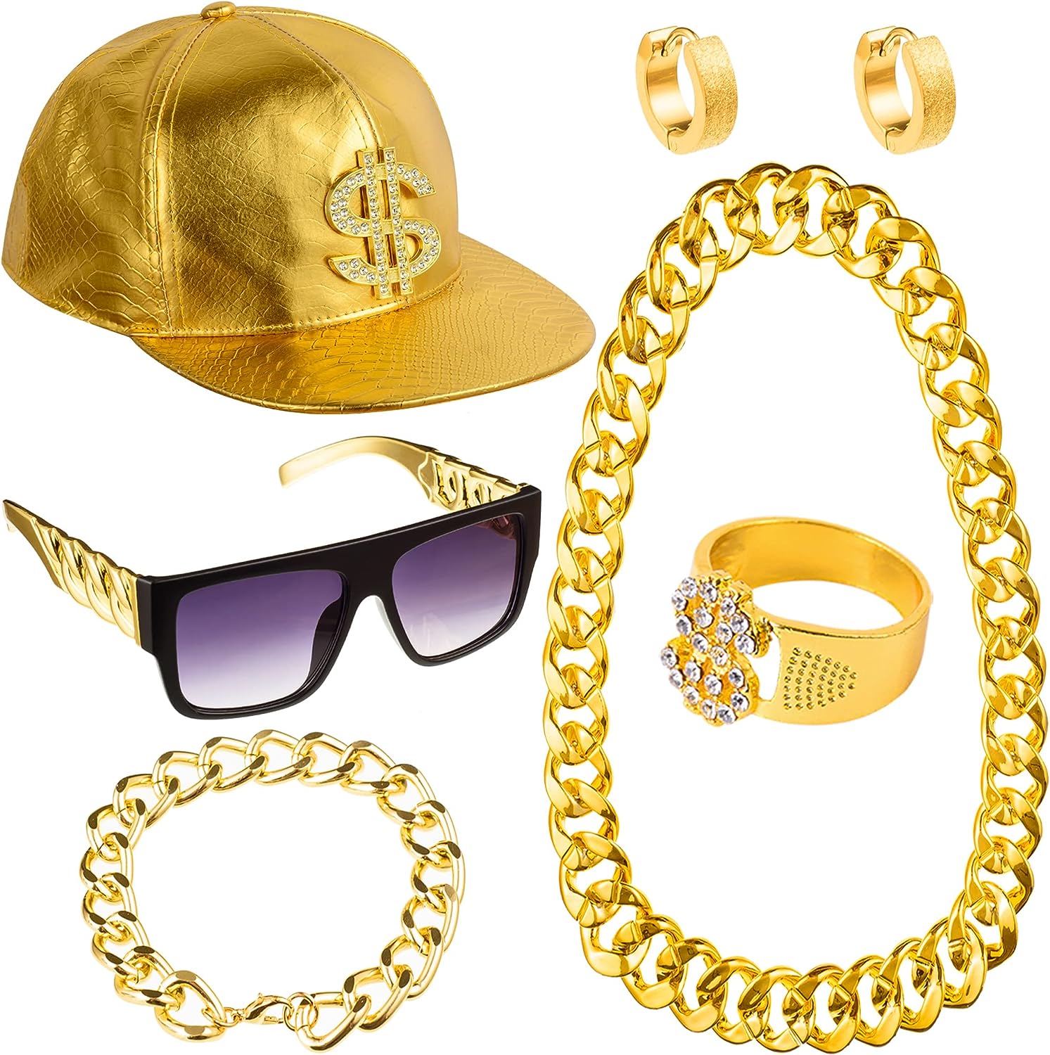 PESENAR 80s 90sHip Hop Costume - Snapback Hat Flat recensie en prijs