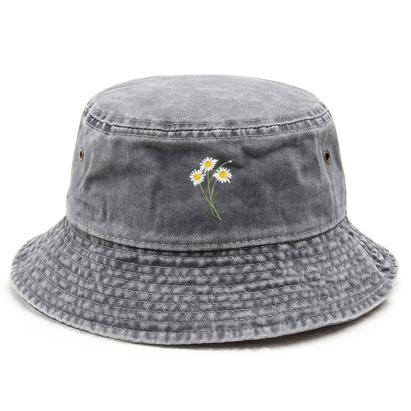 Customize Flower Cotton Washed - Bucket Hat Cotton recensie en prijs